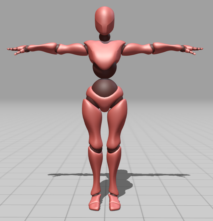 Standard T-Pose - [Mixamo](https://www.mixamo.com)